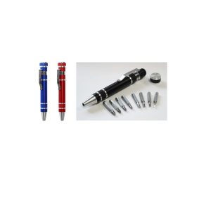 8-in-1 Schraubendreher-Set im Kugelschreiberdesign