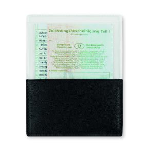 Stecketui aus schwarzem Nappaleder