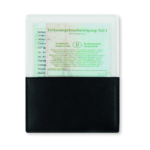 Stecketui aus schwarzem Nappaleder