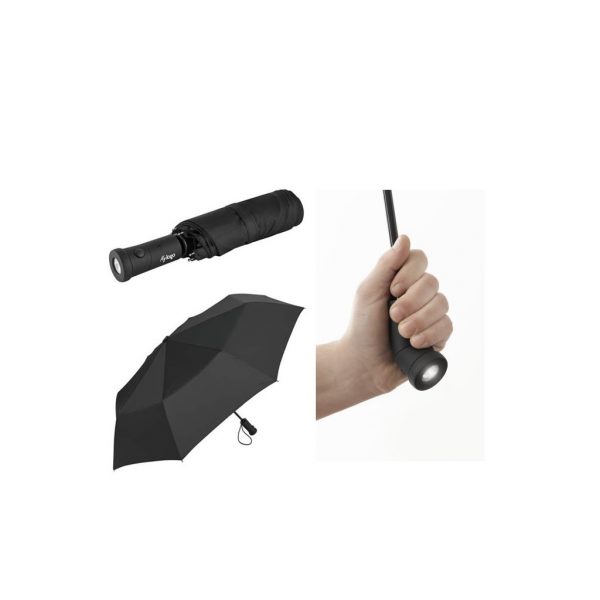 Bedruckter Automatik Regenschirm "Rain LED Pro"