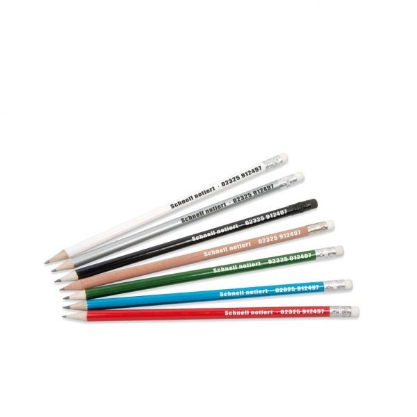 Bleistift mit Radiergummi