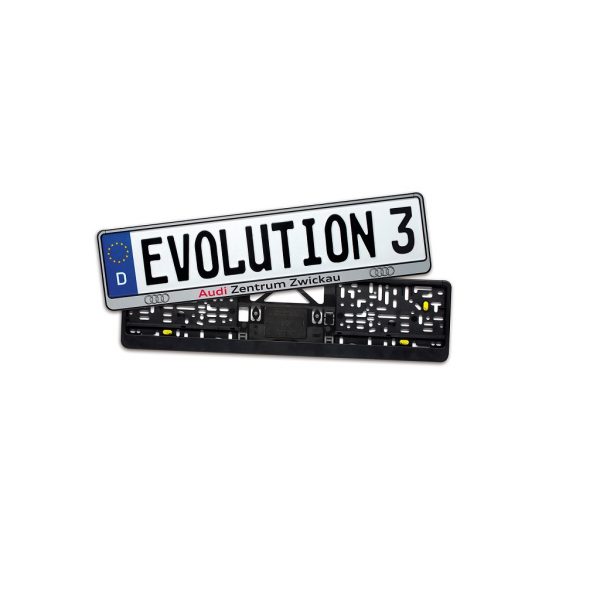 Kennzeichenverstärker Klapprahmen Evolution 3