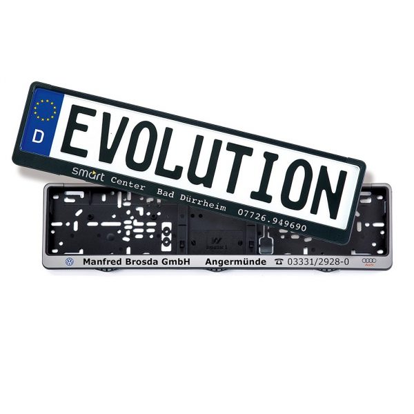 Kennzeichenhalter "Evolution 2"