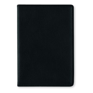 schwarze Führerscheintasche aus hochwertigem Nappaleder mit eingeschlagenen Rändern