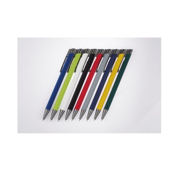 farbiger Kugelschreiber aus Aluminium