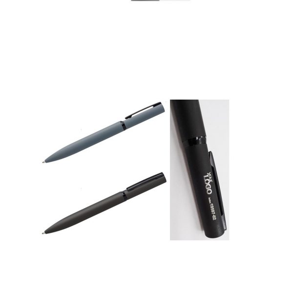 Metallkugelschreiber mit matter optik