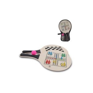 MDF Beach Tennis-Set mit Spielen auf den Oberflächen