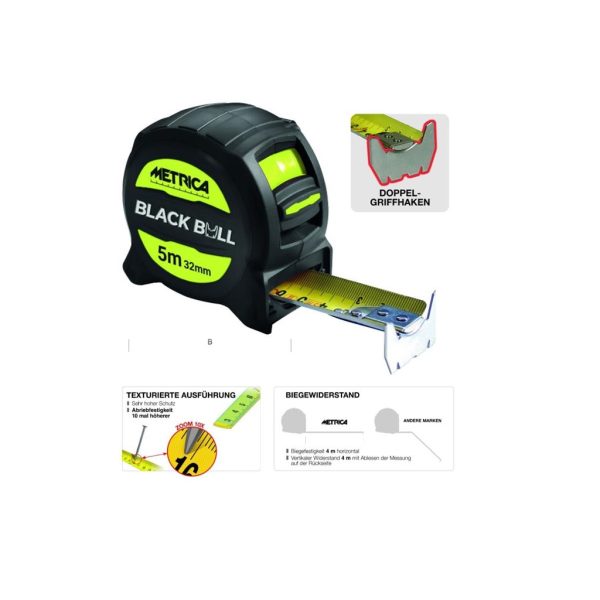 Massband METRICA BLACK BULL