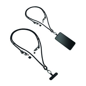 Kabel mit vielfachen Anschlüssen, welches außerdem als Aufhängung fungieren kann