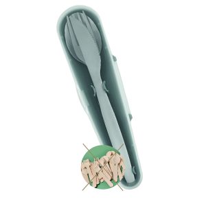 Edelstahlbesteck in Box