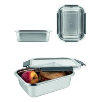Lunchbox Oben- und Seitenansicht und mit Inhalt
