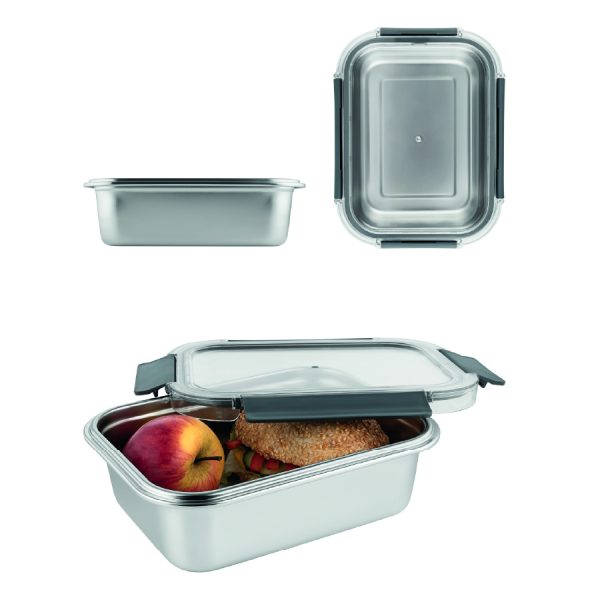 Lunchbox Oben- und Seitenansicht und mit Inhalt