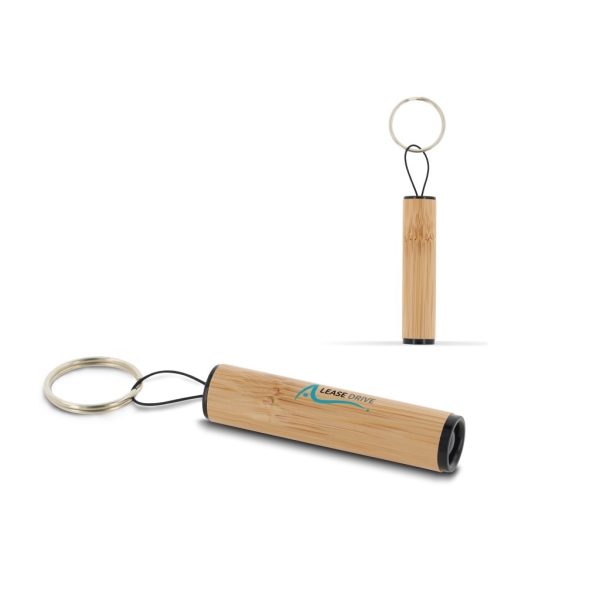 Mini Taschenleuchte Bambus