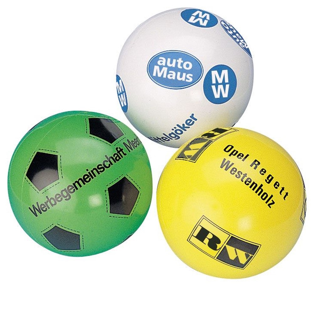 Plastikfußball · Metall Druck Glas GmbH