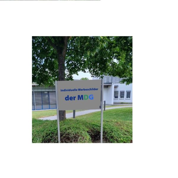 Individuell angefertigte Metallschilder / Standortschilder / Firmenschilder