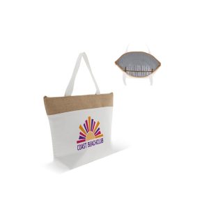 Strand-Kühltasche Baumwolle/Jute