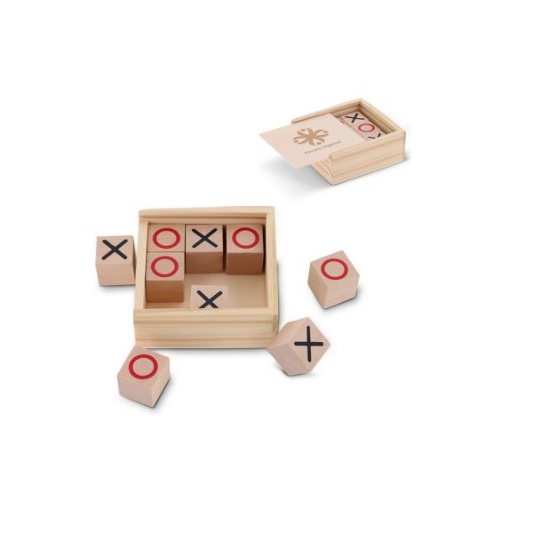 Tic Tac Toe Set in Holzkiste