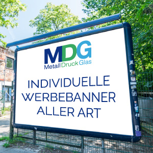 Druckerei MDG aus NRW | Produktbild Werbebanner