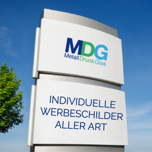 Druckerei MDG aus NRW | Produktbild Werbeschilder