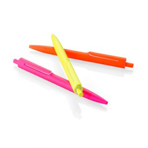 Werbekugelschreiber in neonfarben