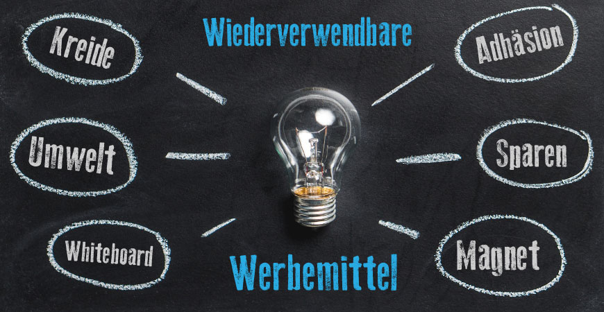 Wiederverwendbare Werbemittel | Beitragsbild
