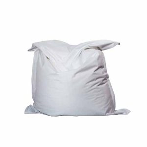 ein weißer unbedruckter Sitzsack als Ansicht des Produkts